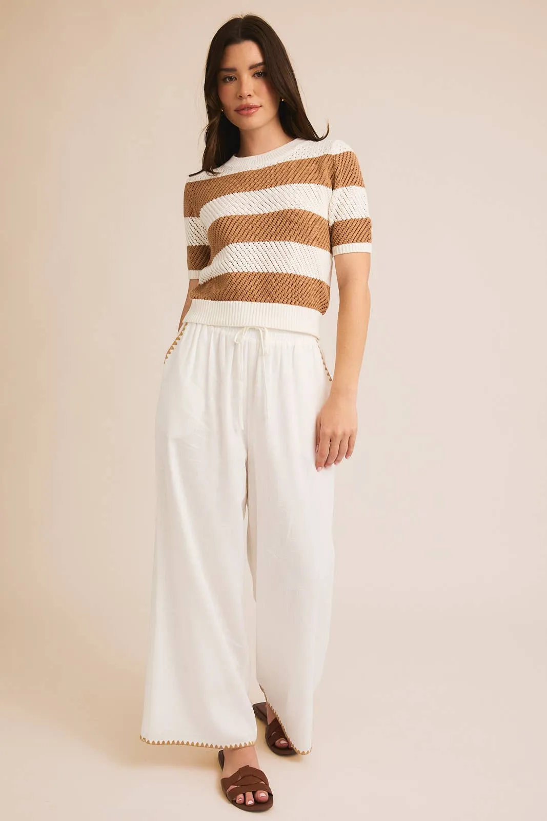Anthropologi Striped Sweater