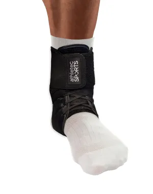 Athletec Sport Ankle Support Brace with Adjustable Laces, Stabilizer Support for Athletic Injuries, Small/Medium (Pack of 1)