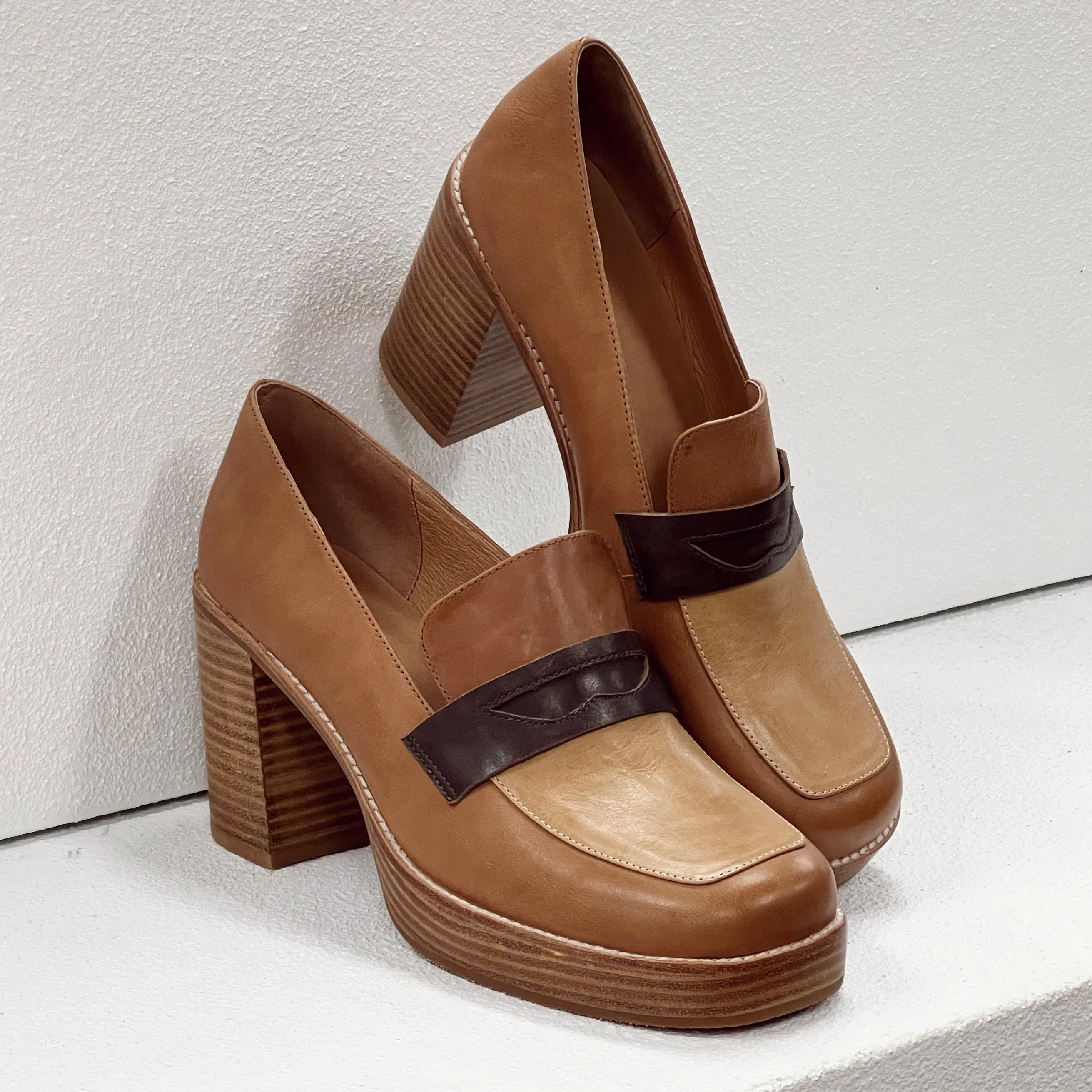 Danyela Leather Heels