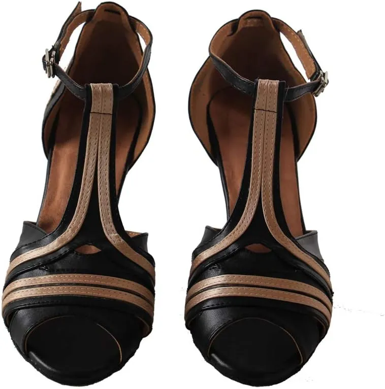 DKZSYIM Women's Professional Latin Dance Shoes Ballroom Wedding Performance Shoes,Model L018