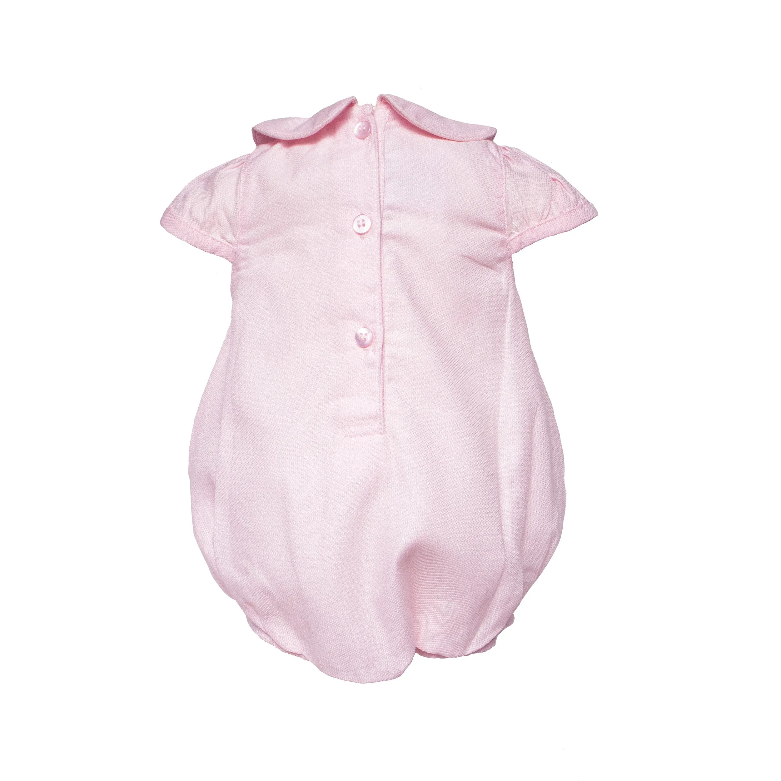 Elena Pique Bubble Romper - Pink