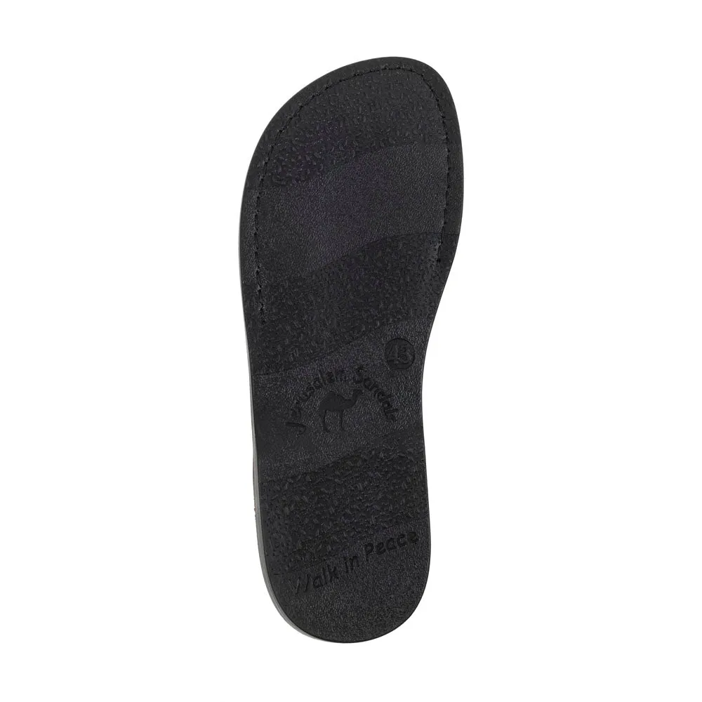 Exodus - Leather Strappy Sandal | Black