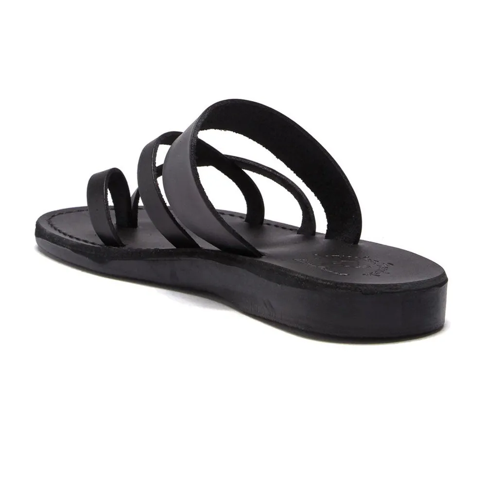 Exodus - Leather Strappy Sandal | Black