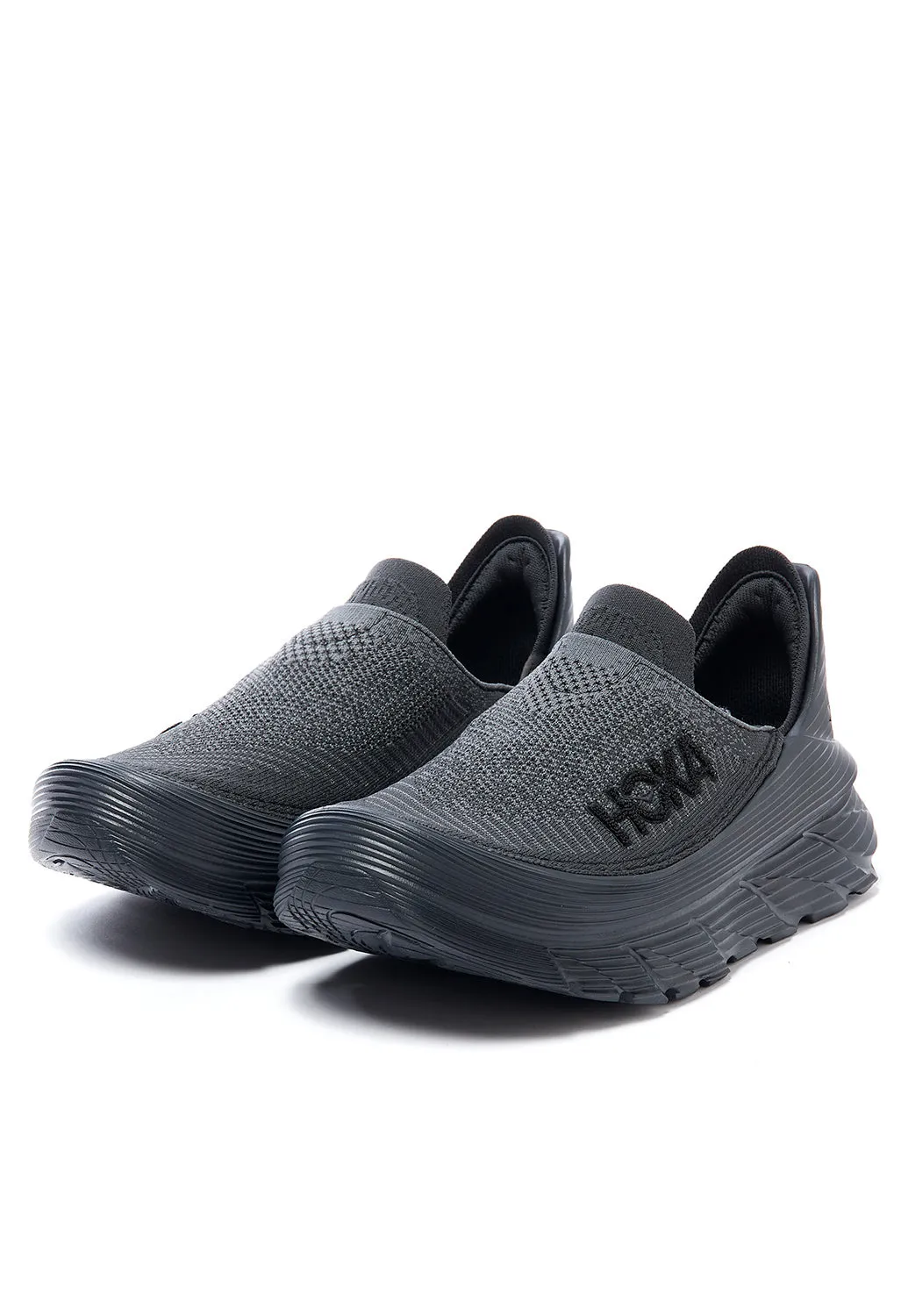Hoka Restore TC Trainers - Black/Black