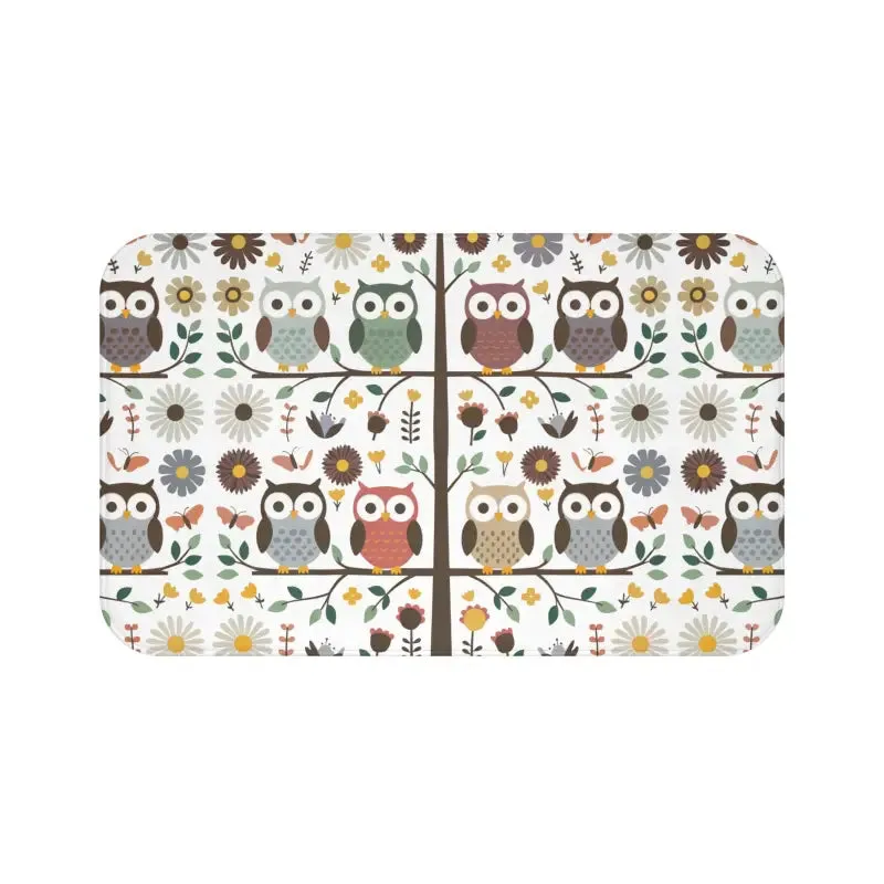 Hoot-tastic Cozy Owl Bath Mat