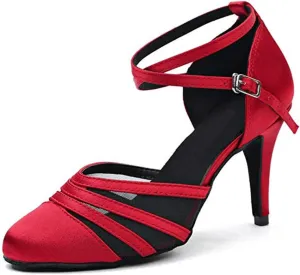 HROYL Womens Closed Toe Latin Salsa Ballroom Dance Shoes,Model 516/117/189