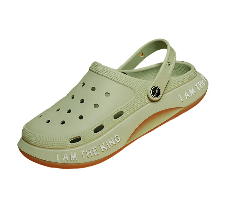 Men's Summer EVA Hole Beach Clogs Sandals Large Size 45