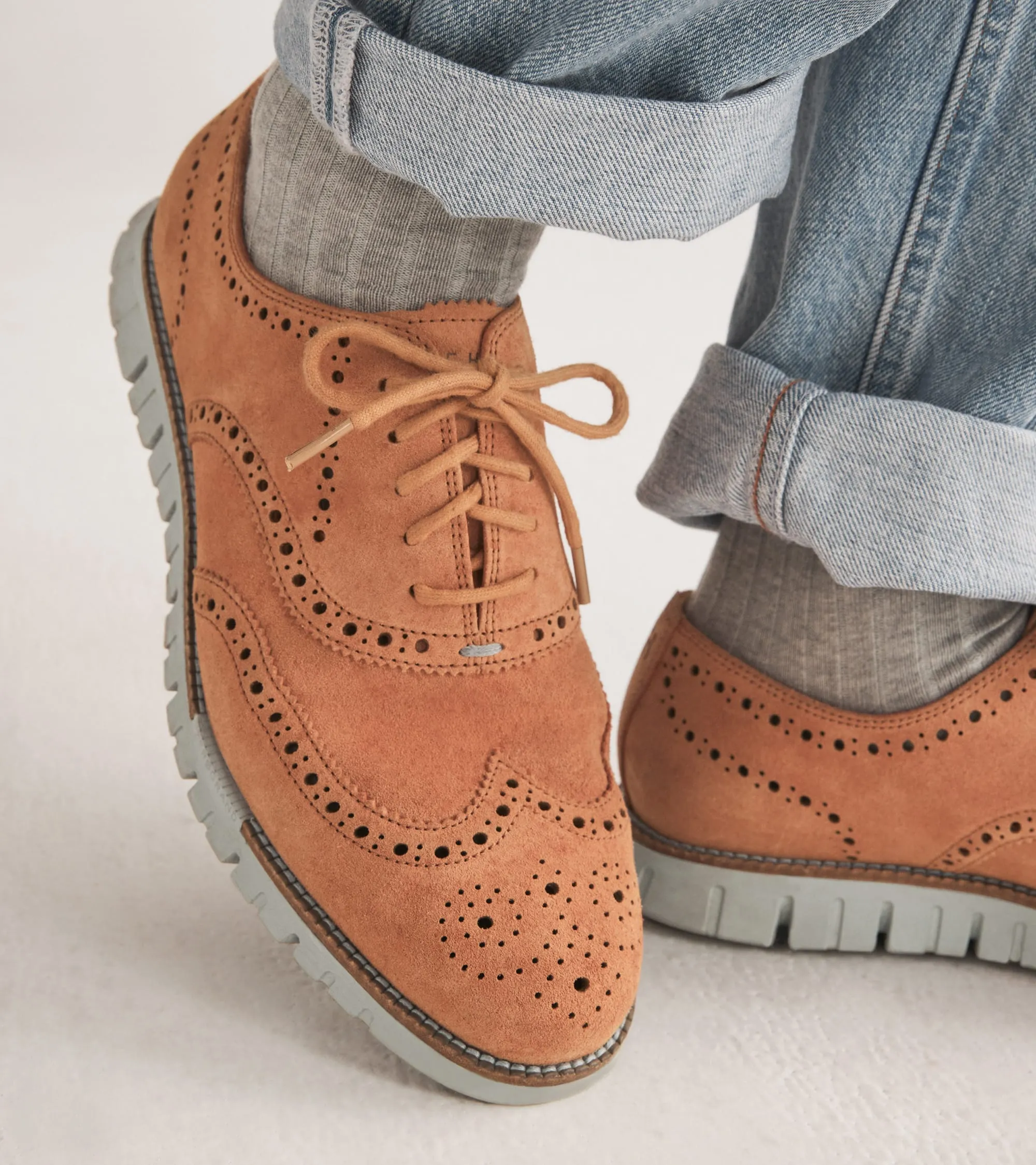 Men's ZERØGRAND Remastered Unlined Wingtip Oxfords
