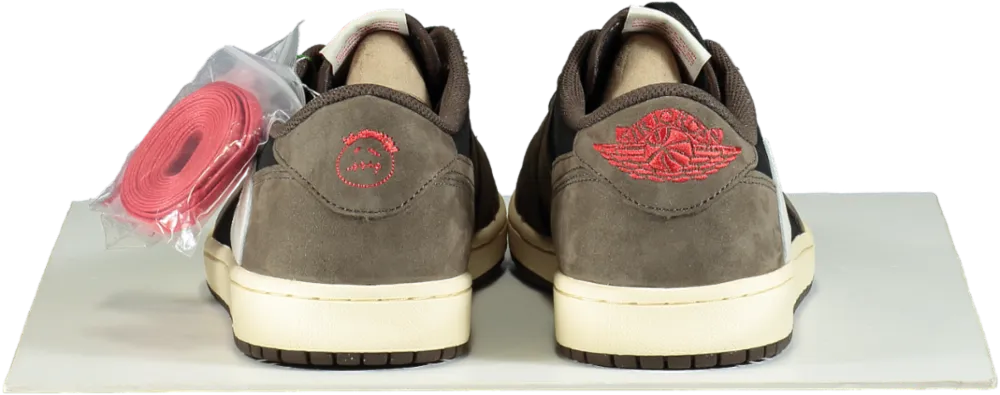 Nike CQ4277 Mocha Air Jordan 1 Low OG SP x Travis Scott Trainers 👟 UK 10 👟