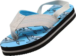 Norty TODDLER BOY'S 5-10 SANDAL WHALES BLUE GREY