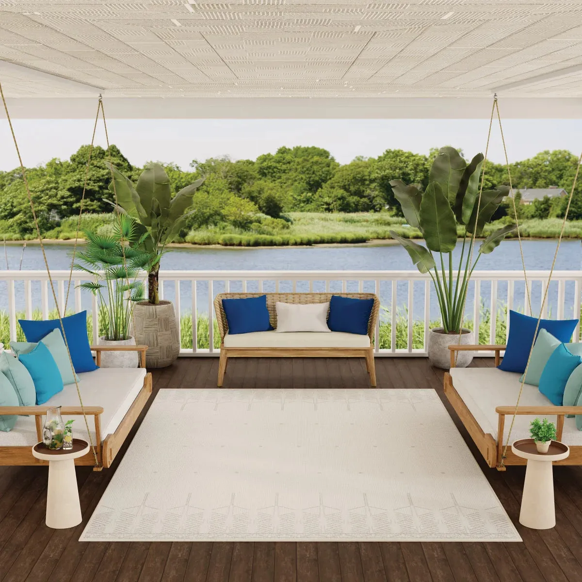 Nourison Garden Spring Indoor/Outdoor Rug Collection, Grove
