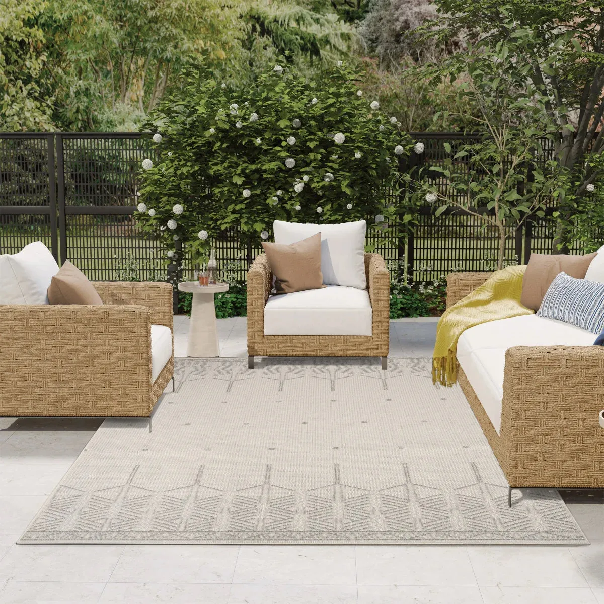 Nourison Garden Spring Indoor/Outdoor Rug Collection, Grove