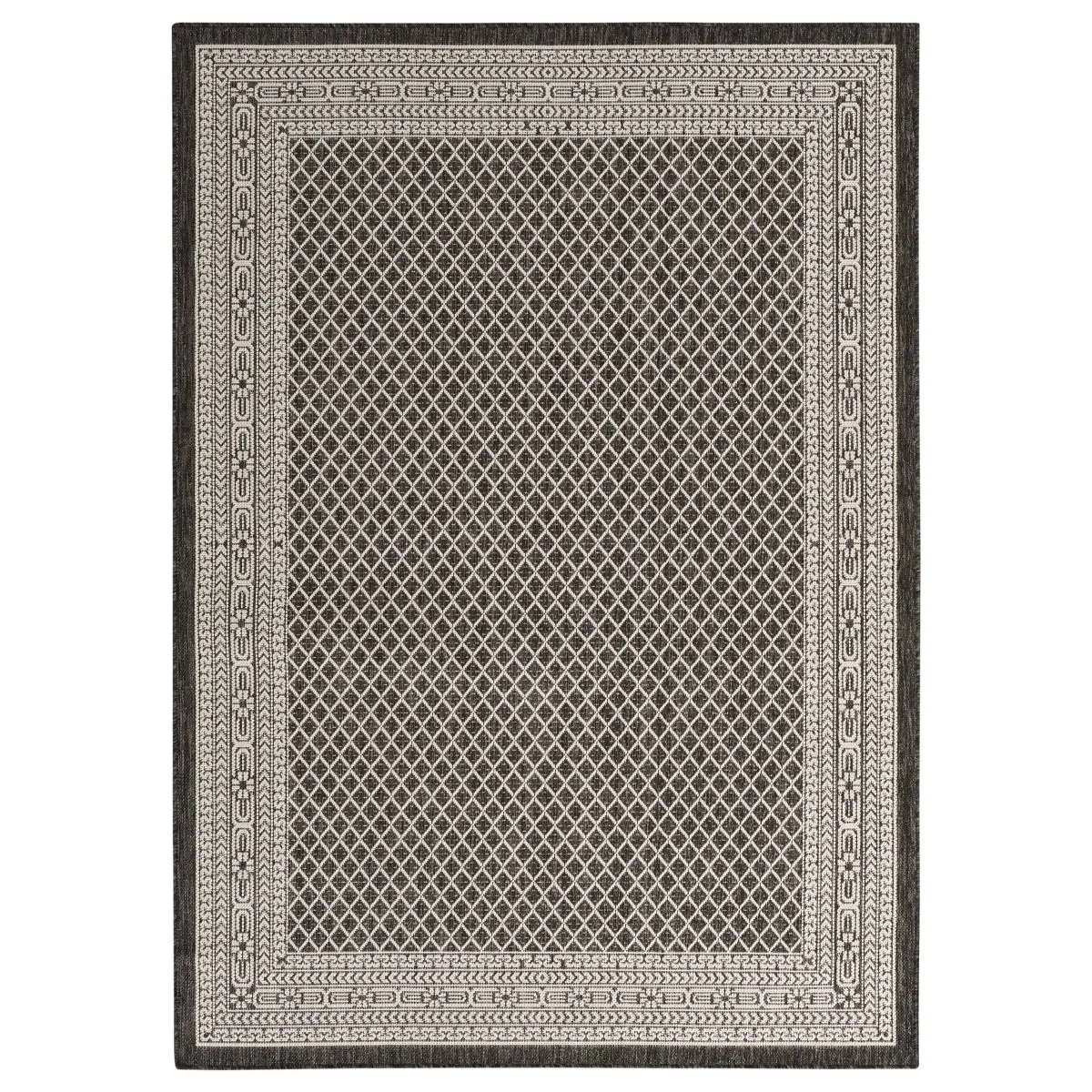 Nourison Garden Spring Indoor/Outdoor Rug Collection, Meadow Black