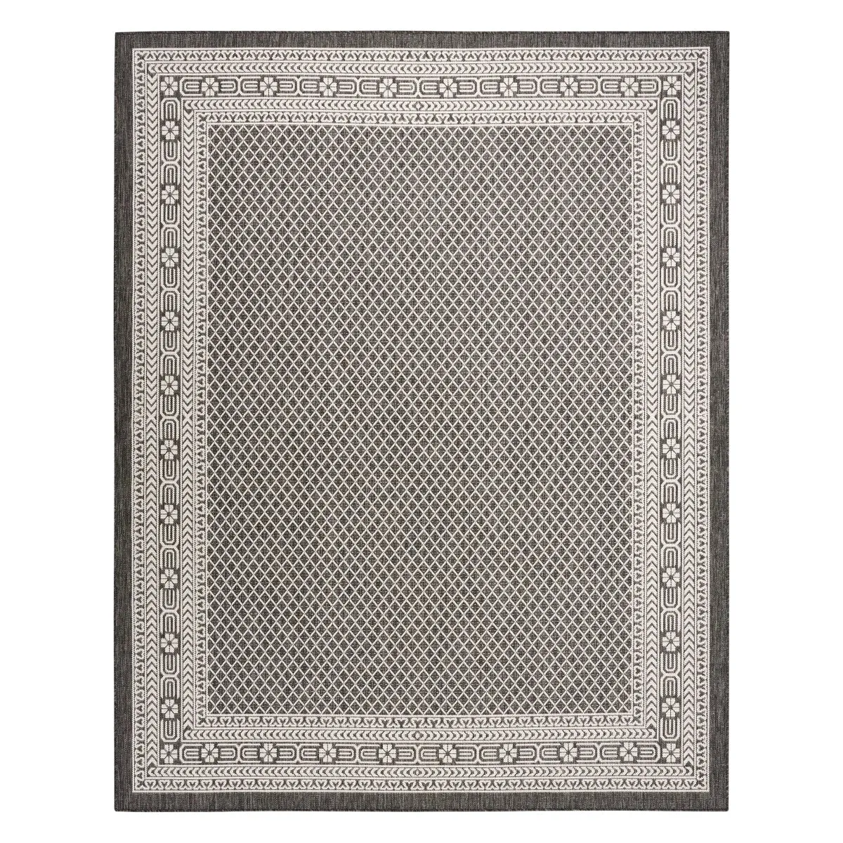 Nourison Garden Spring Indoor/Outdoor Rug Collection, Meadow Black