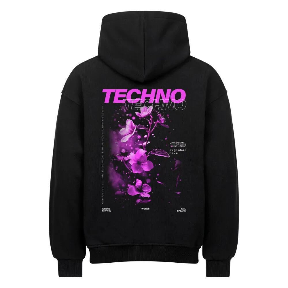 orchid neon pink Oversized Hoodie - spring collection