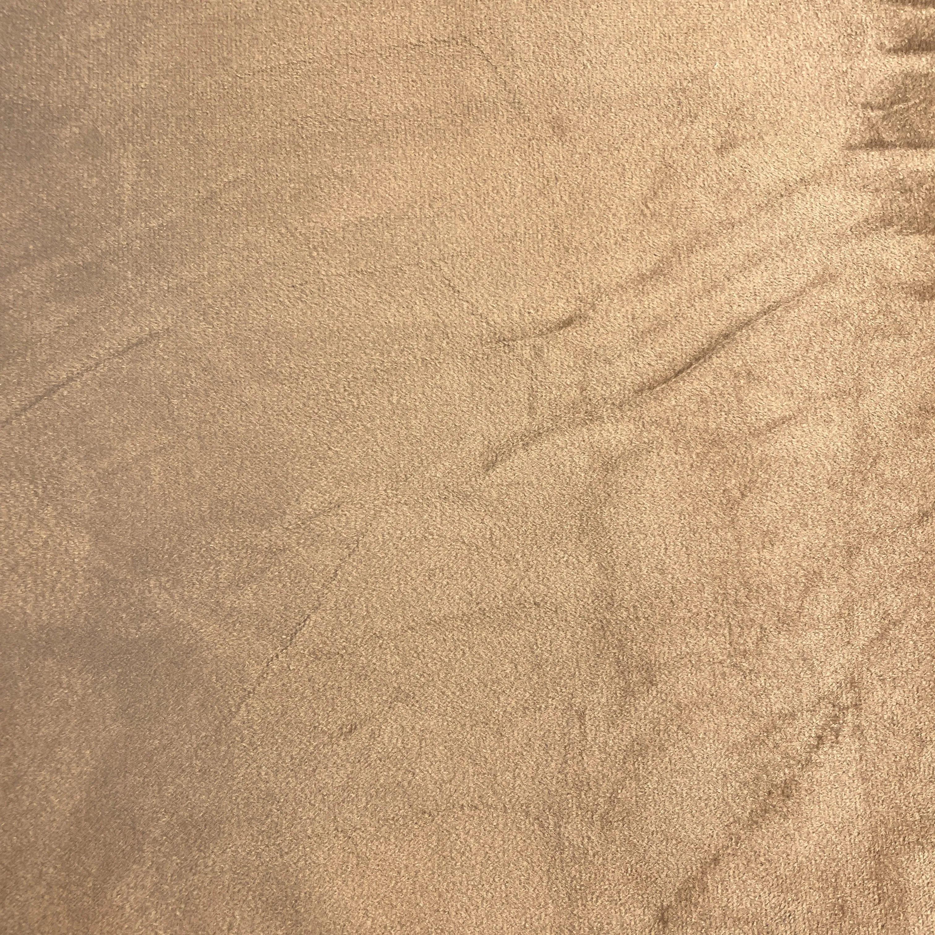 Premium Brown Solid Holland Velvet Fabric
