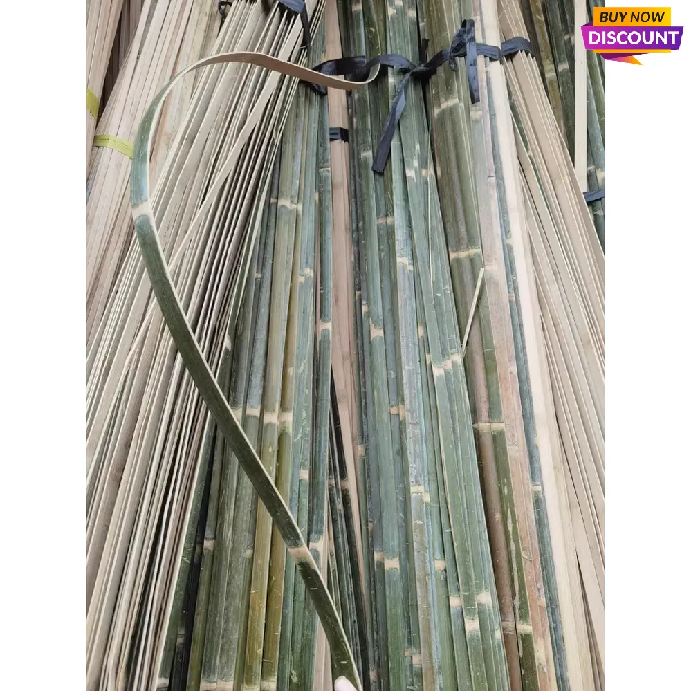 Rare and Comprehensive Size length:195cm/77" Skinned Bamboo Strips/Flats for Bamboo Weaving&handicraft making