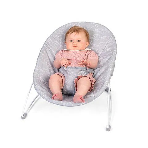 Red Kite Bambino Bouncer Bounce Chair Grey Elephant