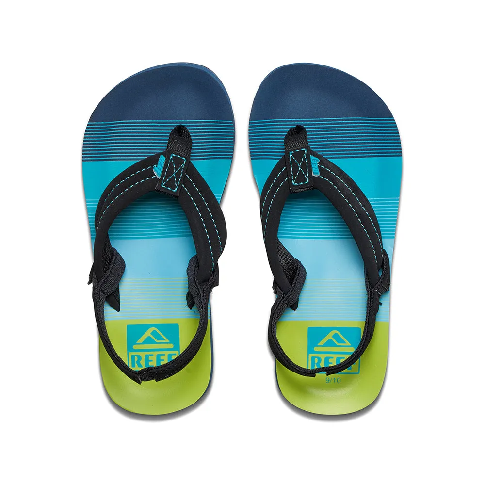 Reef Little Kids' Ahi Flip-Flops (Aqua Green)