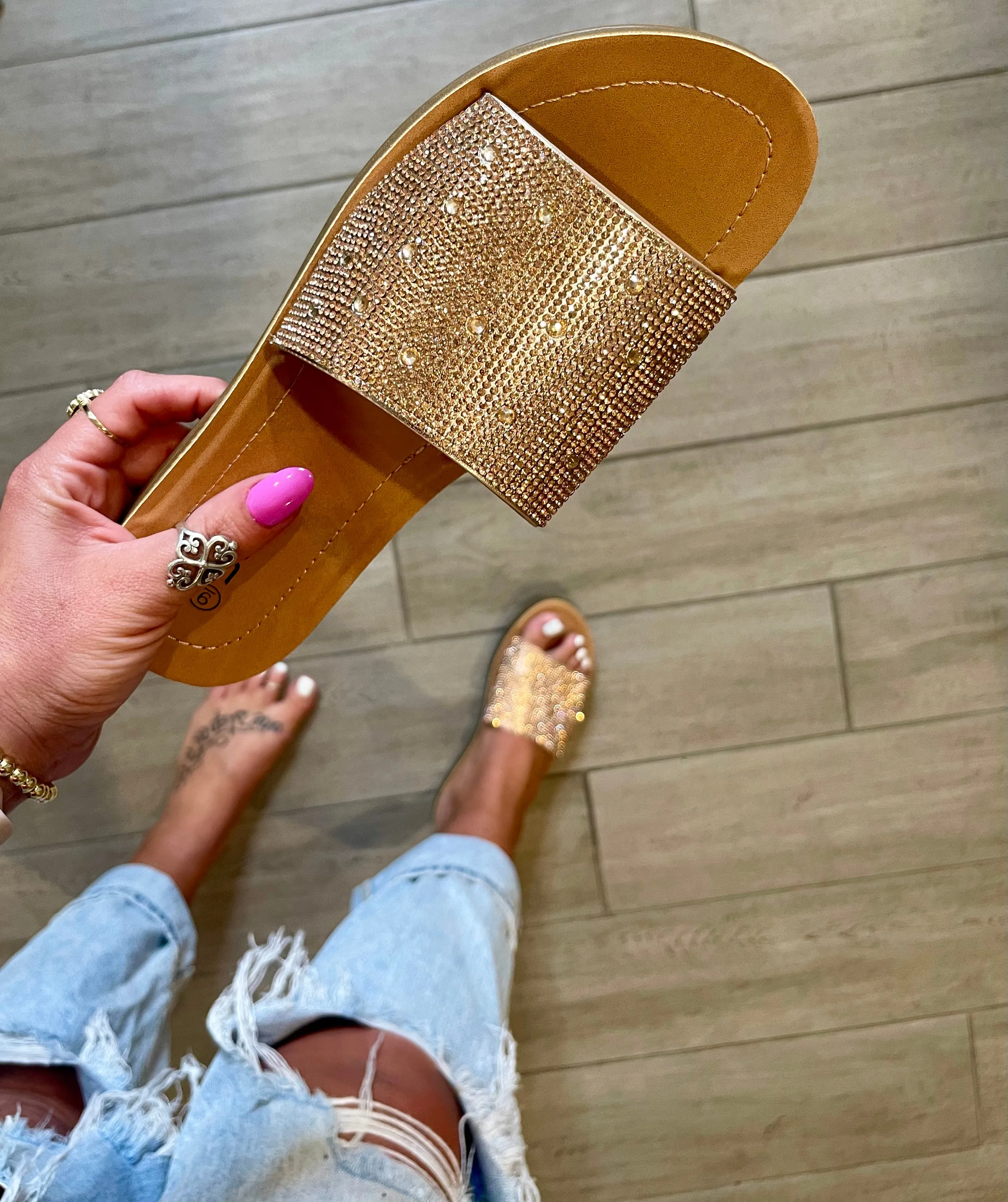 Rhinestone Slides
