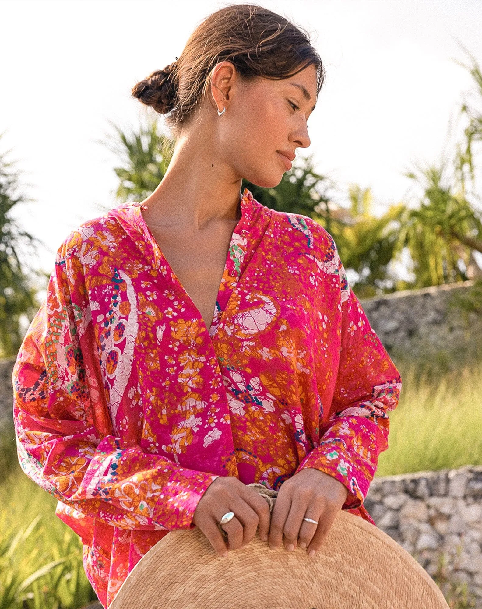 Rohita Kaftan Hibiscus