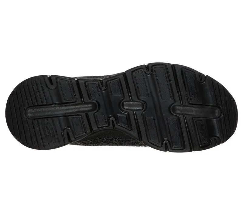 Skechers 149058/BBK Black Womens Arch Fit Casual Comfort Lace Up Shoes