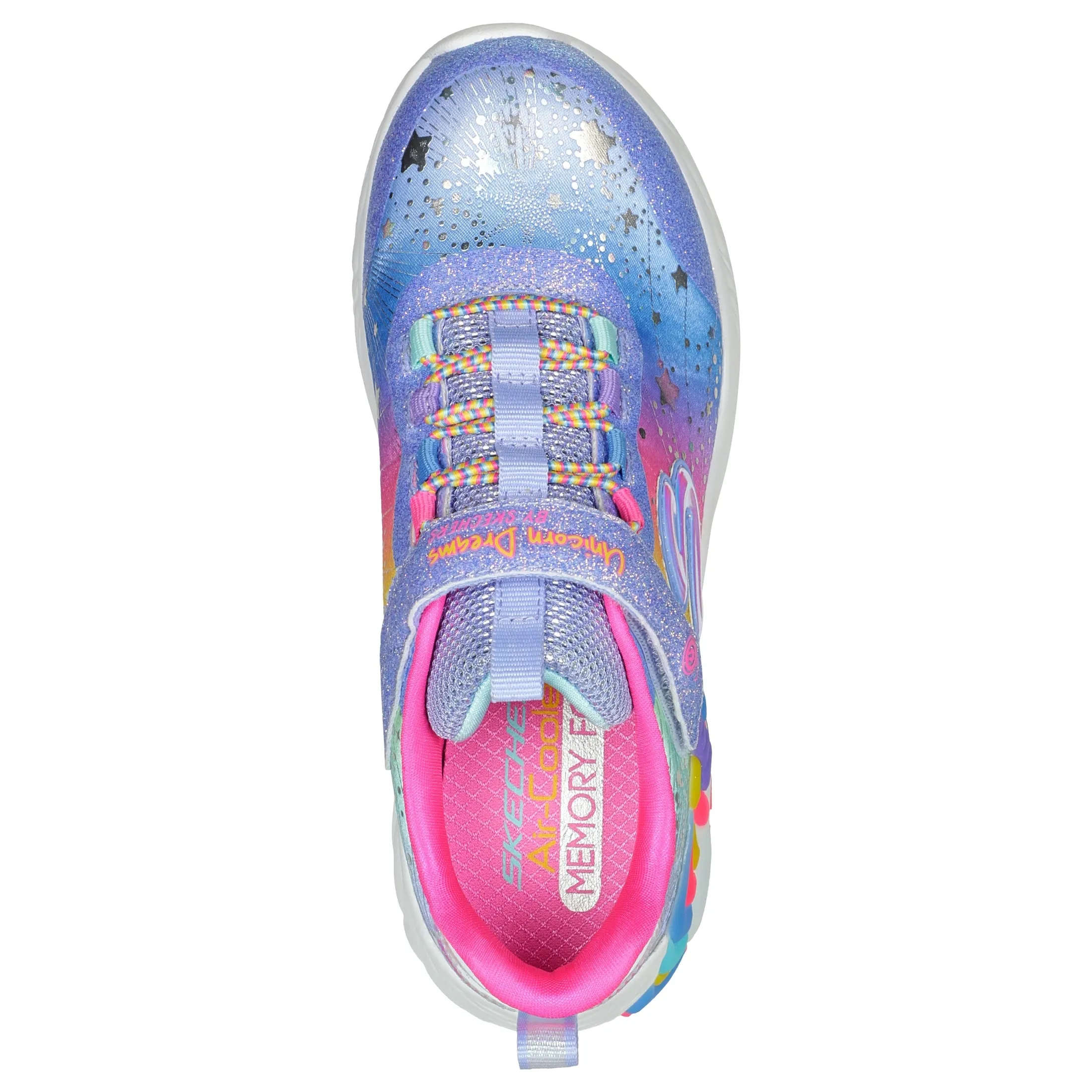 Skechers 302311L S Lights - Unicorn Dreams Blue Multi