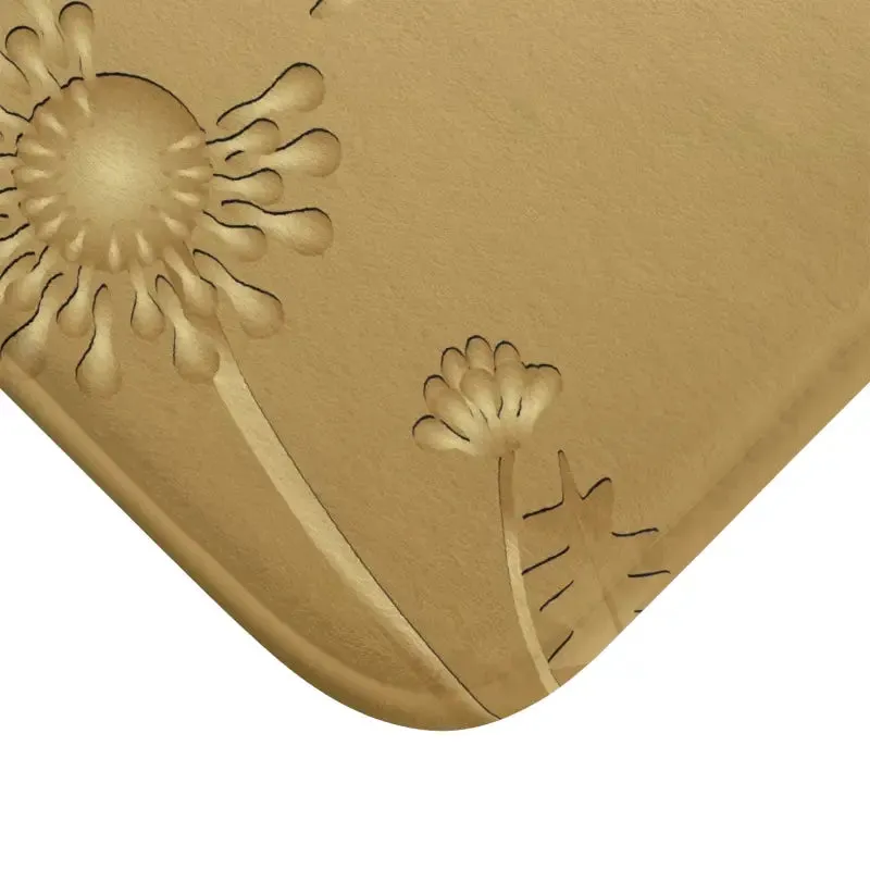 Snazzy Floral Bath Mat for Chic Comfort