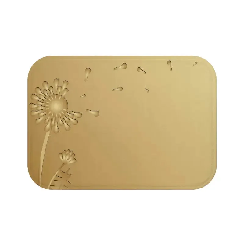Snazzy Floral Bath Mat for Chic Comfort