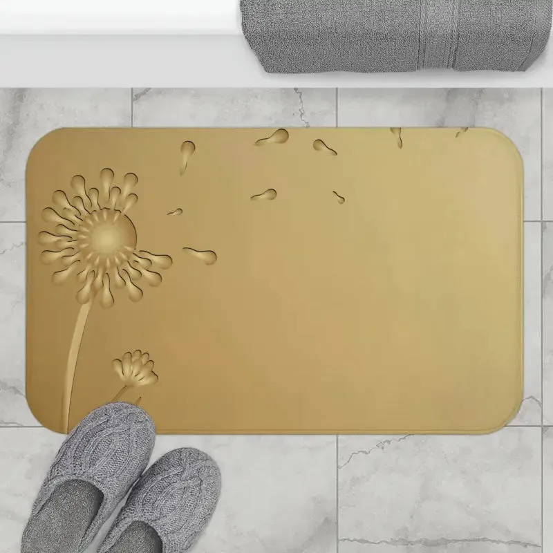 Snazzy Floral Bath Mat for Chic Comfort