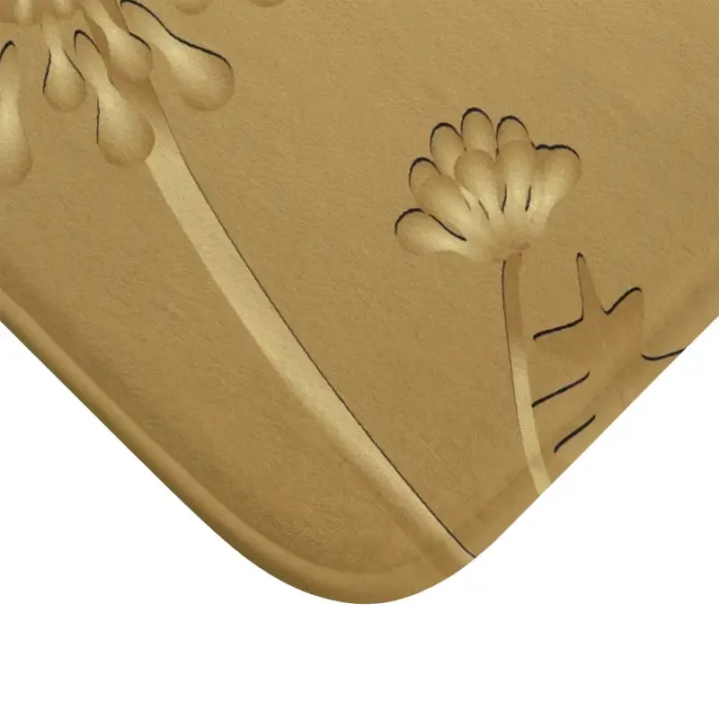 Snazzy Floral Bath Mat for Chic Comfort
