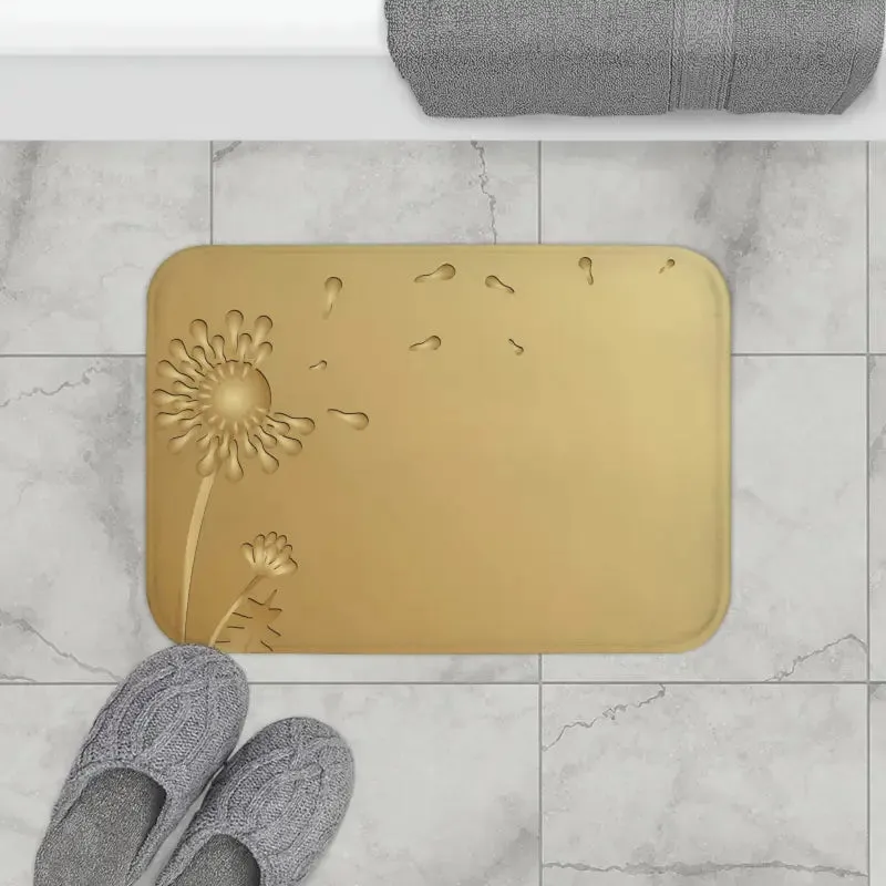 Snazzy Floral Bath Mat for Chic Comfort