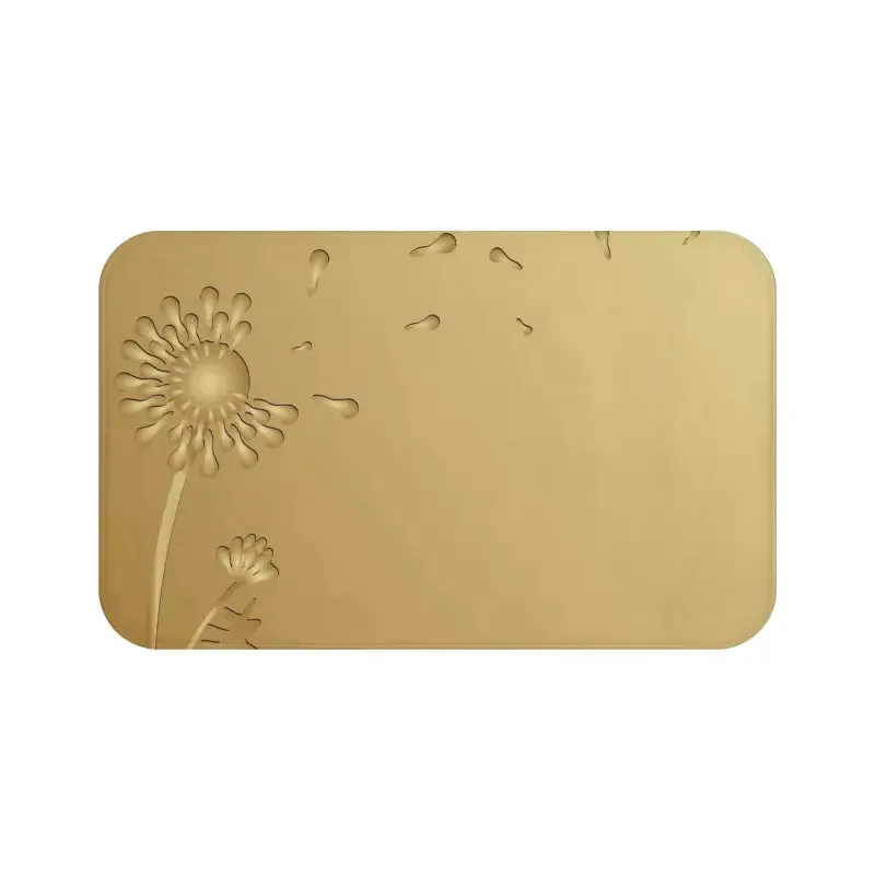 Snazzy Floral Bath Mat for Chic Comfort