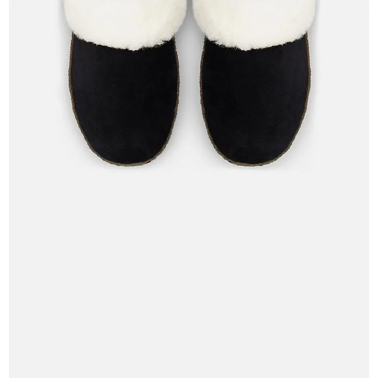 Sorel Women's Nakiska II Slippers- Black/ Natural