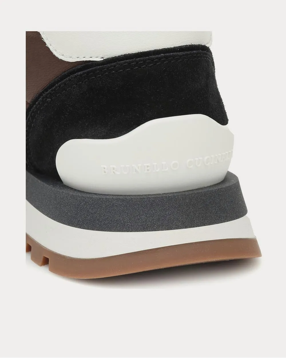 Suede and leather Black Low Top Sneakers