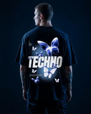 Techno Butterfly Oversized Shirt - Spring Collection