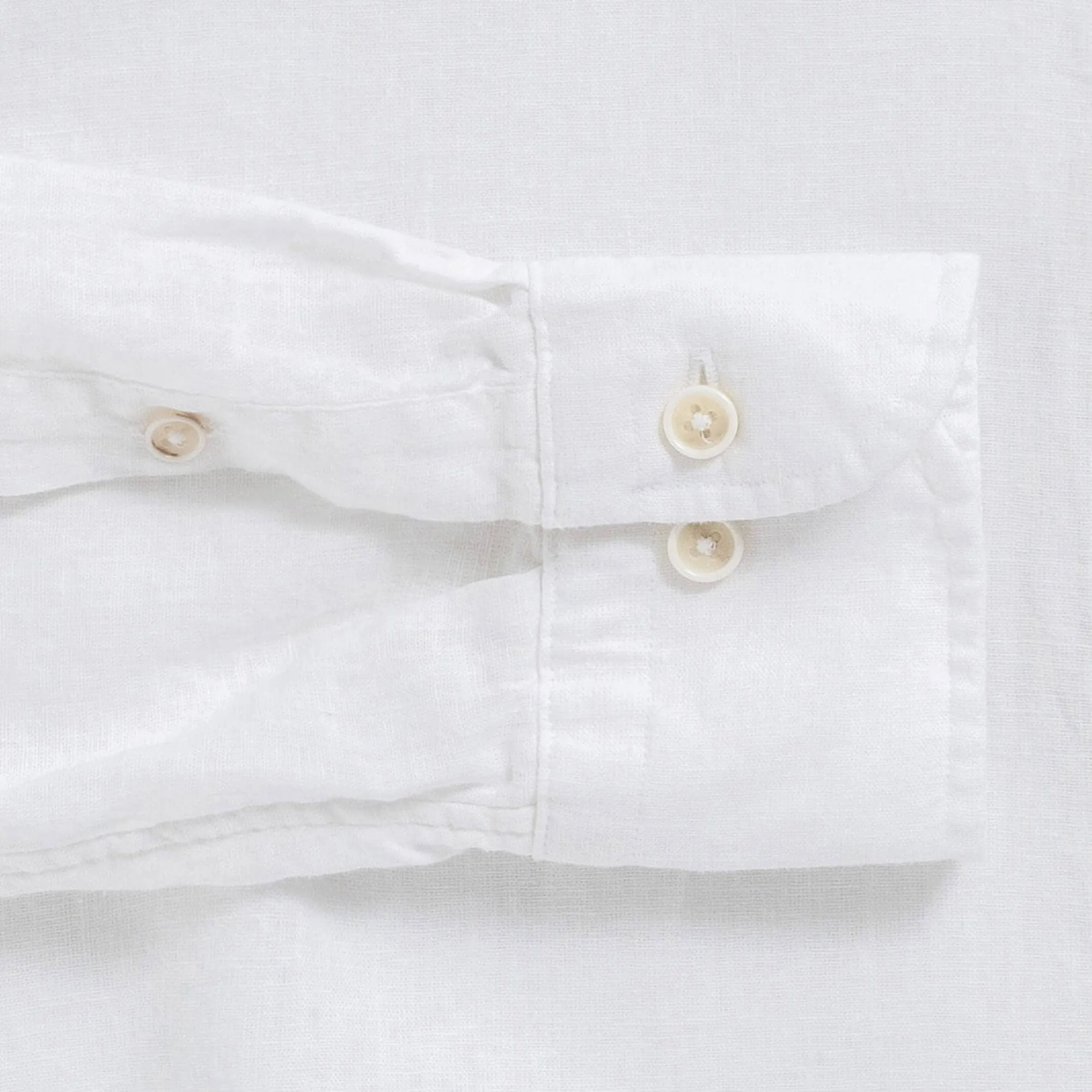 The White Barlotta Linen Custom Shirt