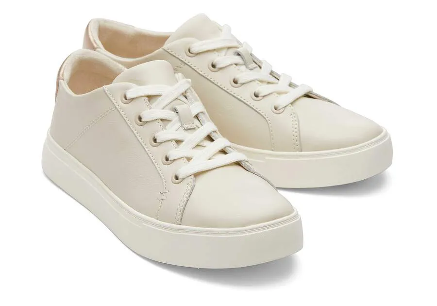 TOMS Womens Kameron Lace-Up Trainers - Fog / Metallic