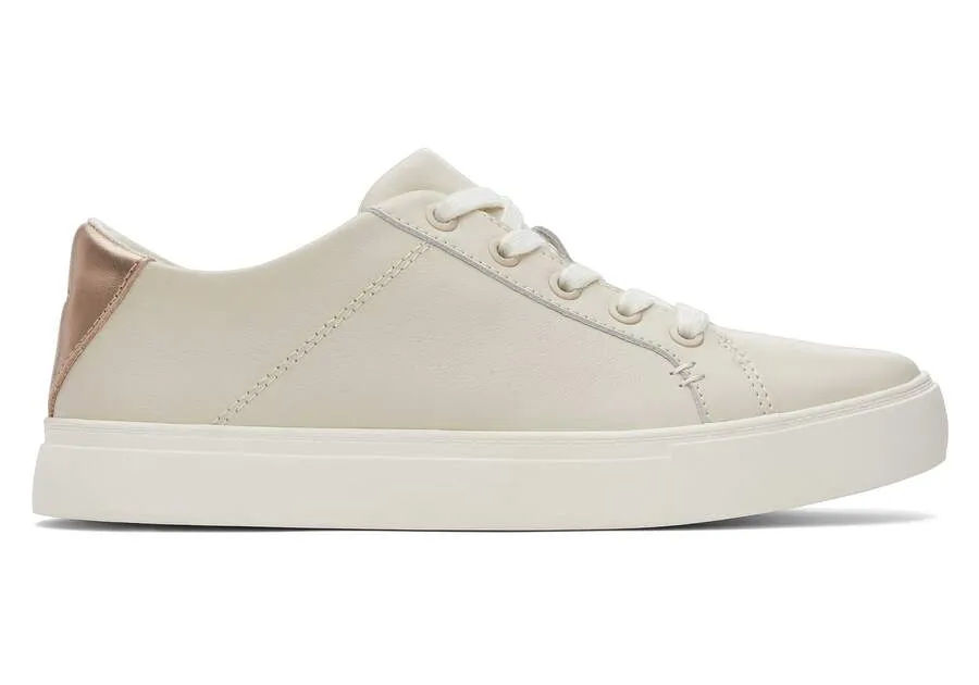 TOMS Womens Kameron Lace-Up Trainers - Fog / Metallic