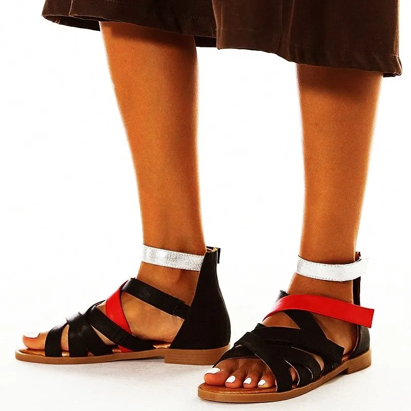 Vanccy Comfortable Mix Color On Cloud Sandals