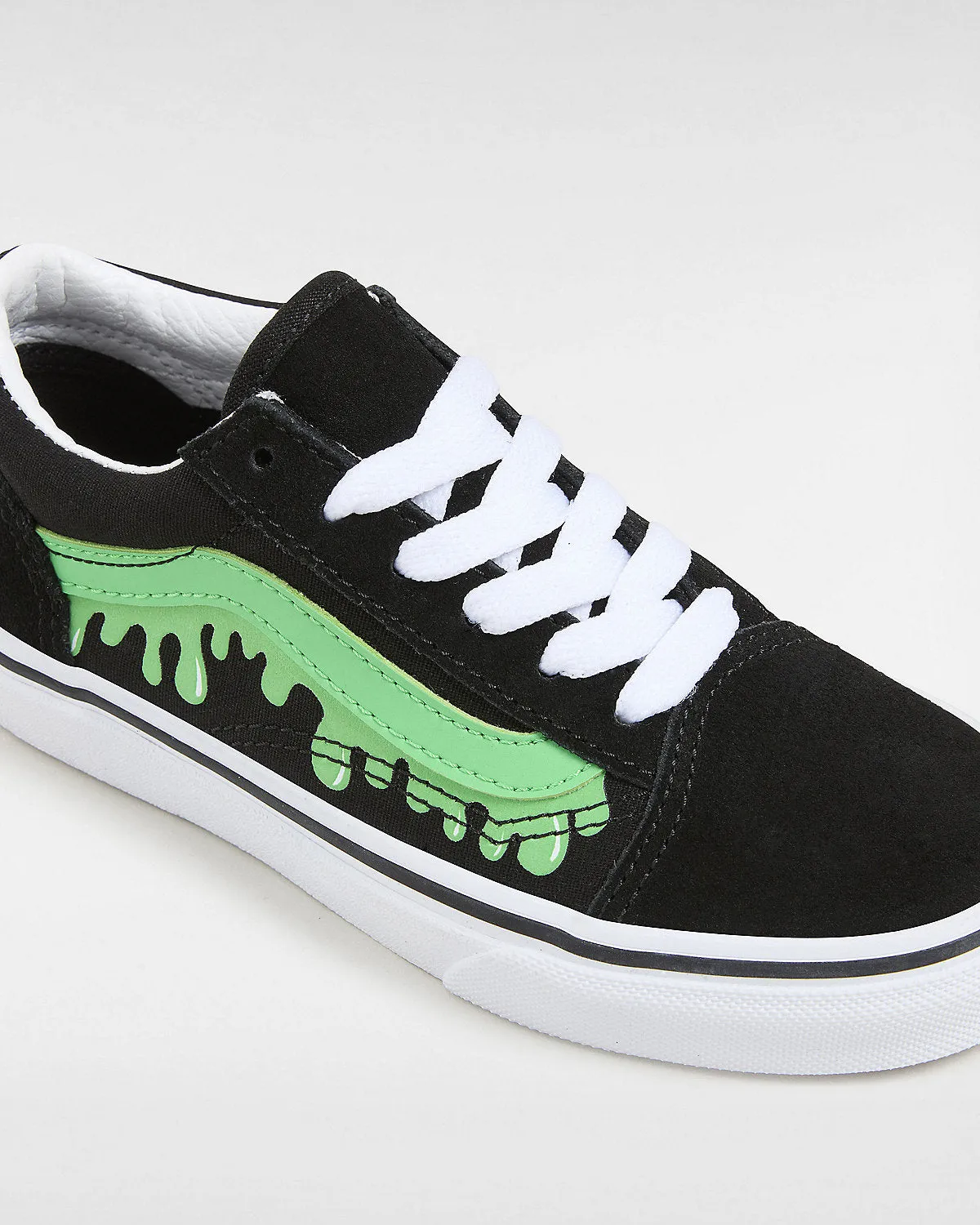 VANS Kids Old Skool Glow Slime Trainers - Black