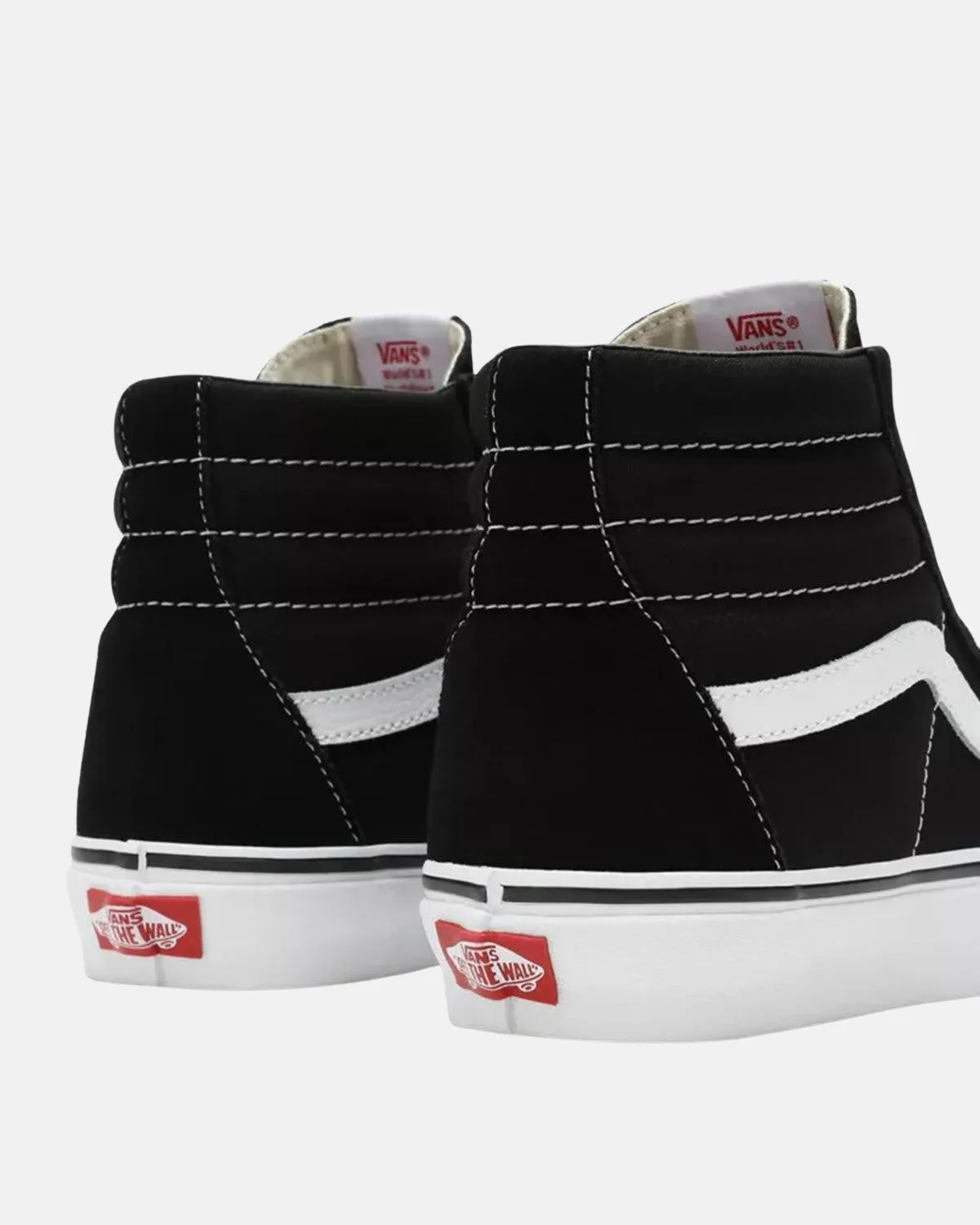 VANS SK8-HI TRAINERS BLACK WHITE