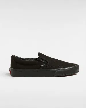 VANS Unisex Classic Slip-On Trainers - Black / Black
