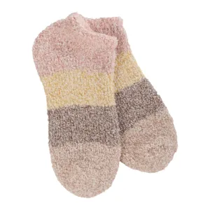 WORLDS SOFTEST COZY LOW SOCKS ROSE MULTI